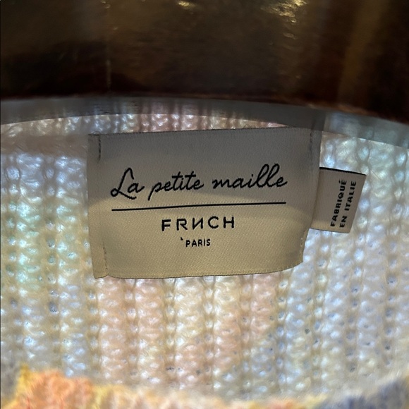 FRNCH Paris Women's Floral Mohair Vest Blouse - Picture 2 of 8